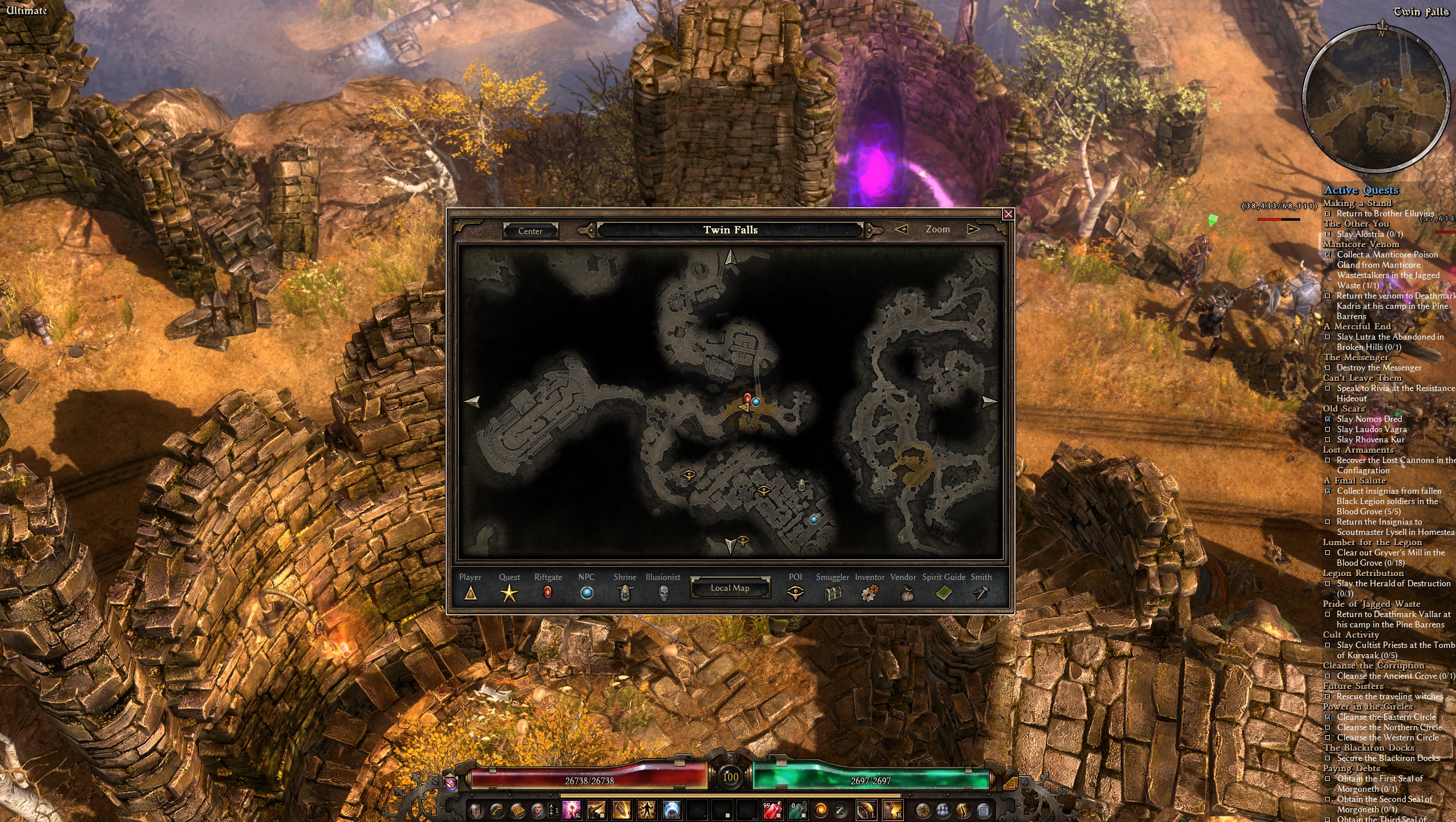 Colosseum nouvelle zone