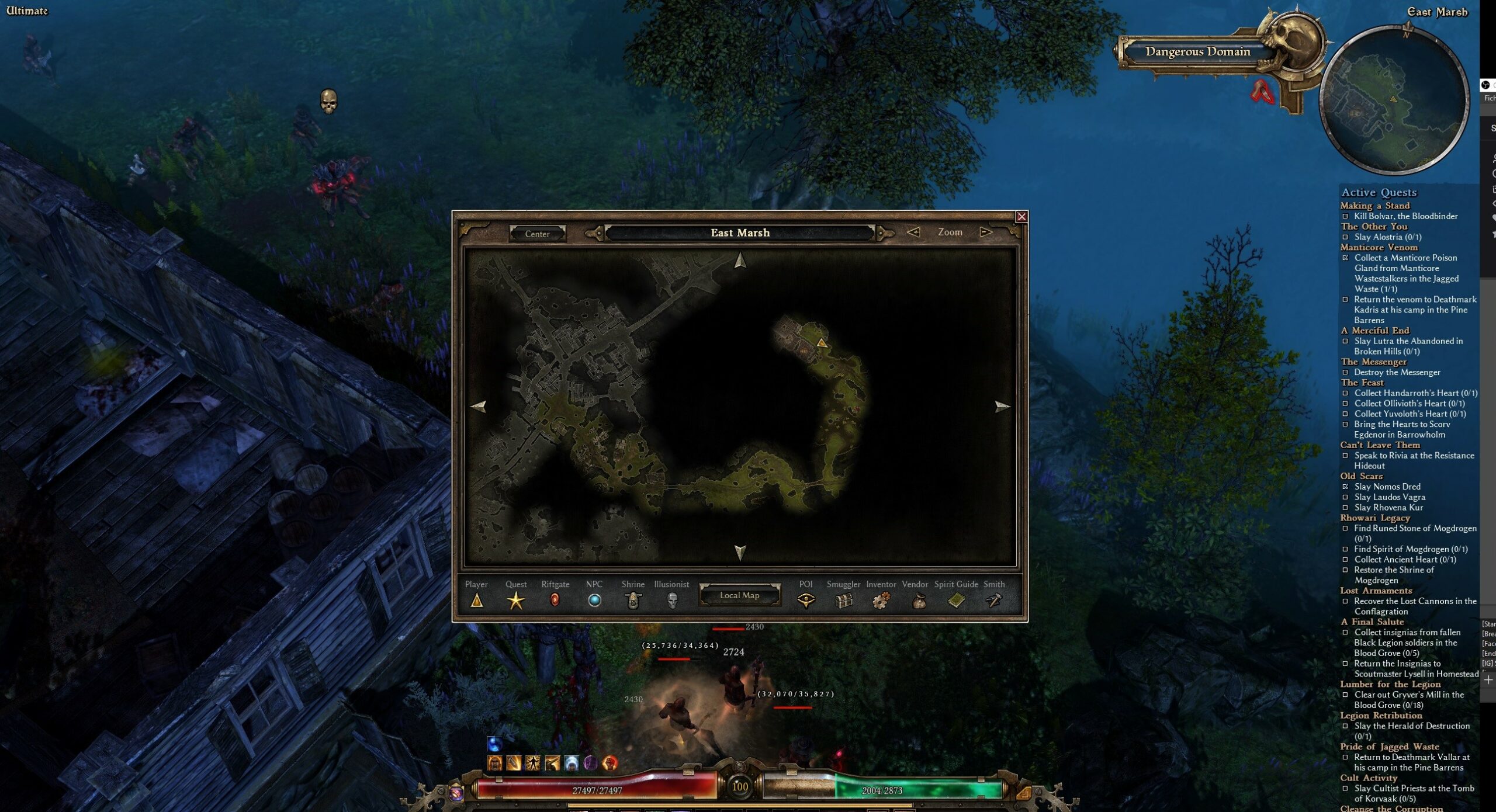 East march nouvelle zone