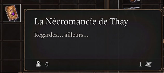 Le livre nécromancie de Thay