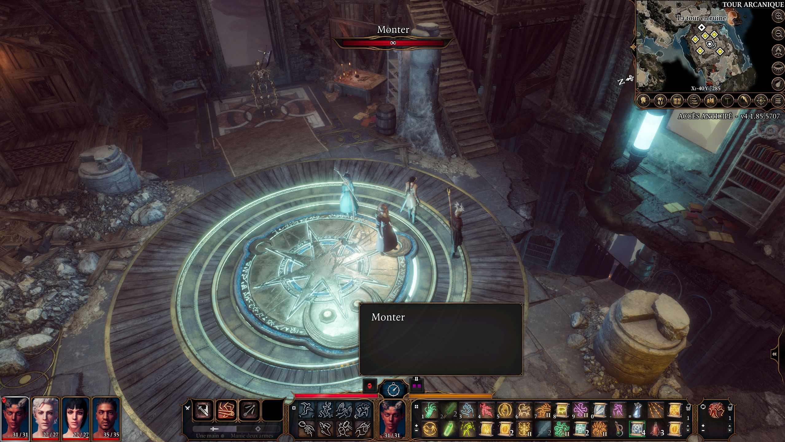 Etage secret Tour Arcanique