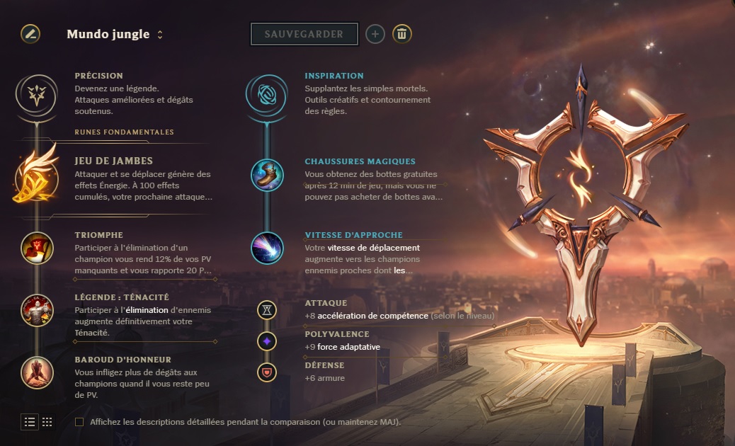 Runes jungler mundo S11