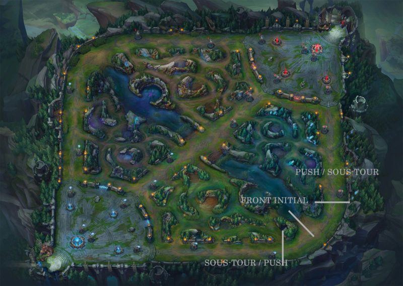 Map botlane ADC