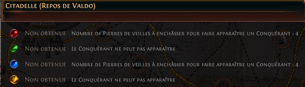 nombre de pierre de veille path of exile