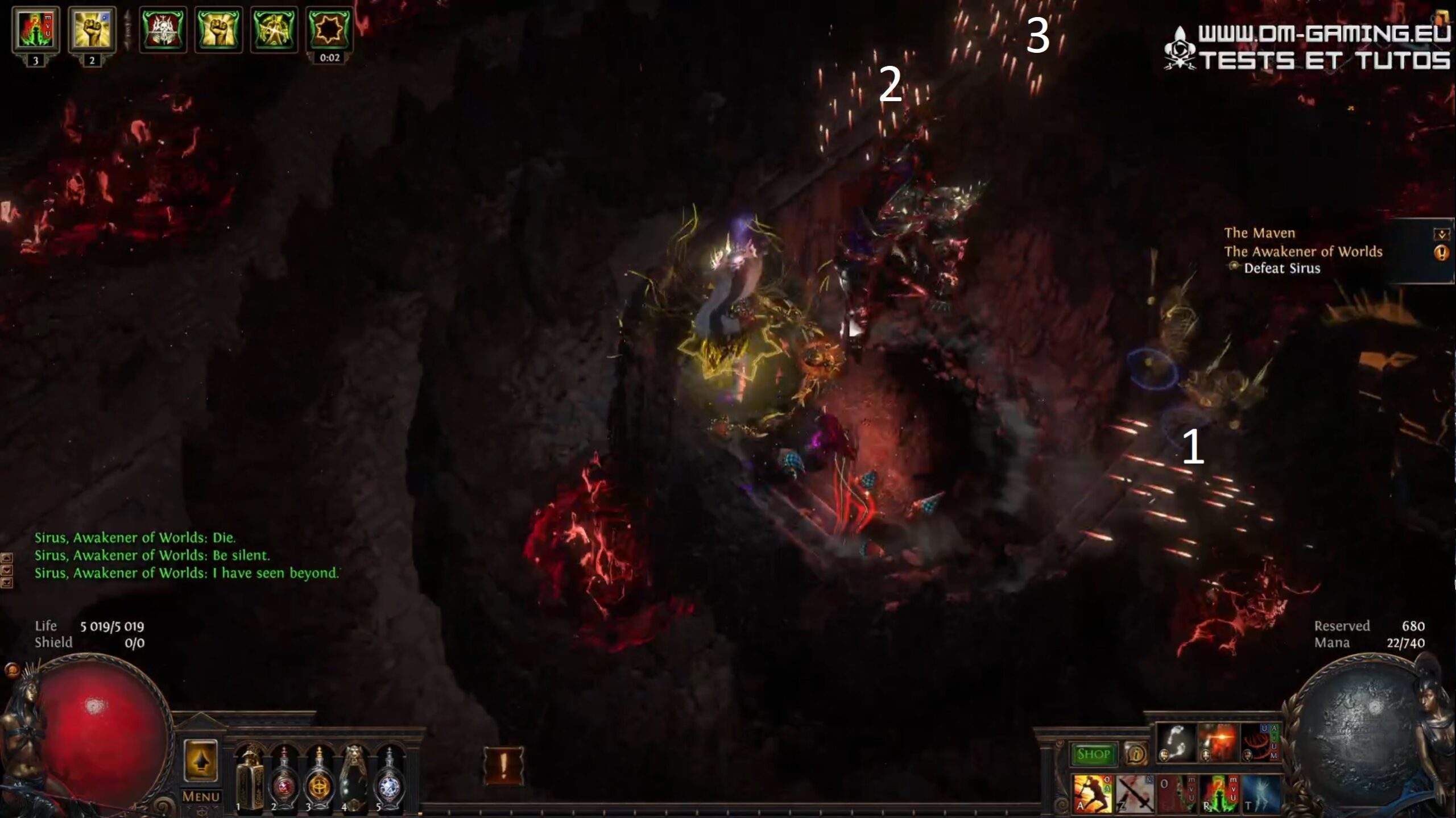 Labyrinthe phase 3 Sirus