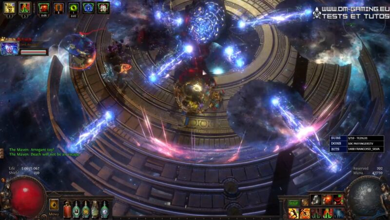 Lasers qui tournent et grandissent rétrecissent Maven