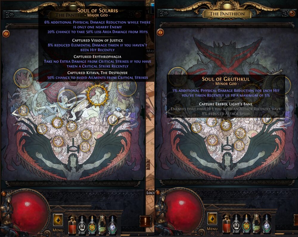 Panthéon Lacerate bleeding SSF viable Path of exile 3.13