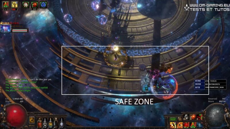 Safe Zone Maven guide du boss