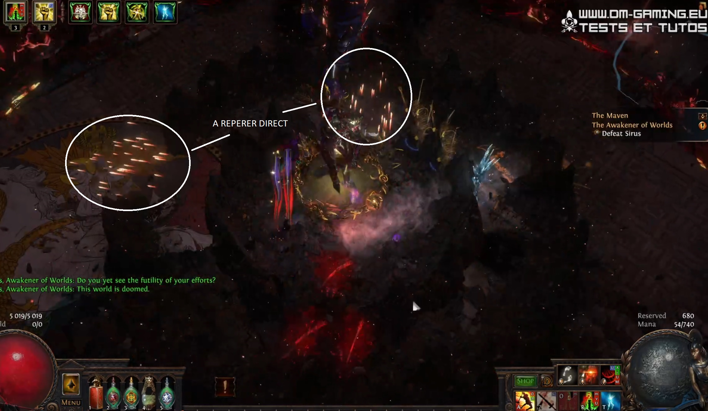 Sortir du labyrinthe Sirus zones