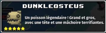 Dunkleostus, l'un des trois poissons légendaire rogue heroes dm gaming