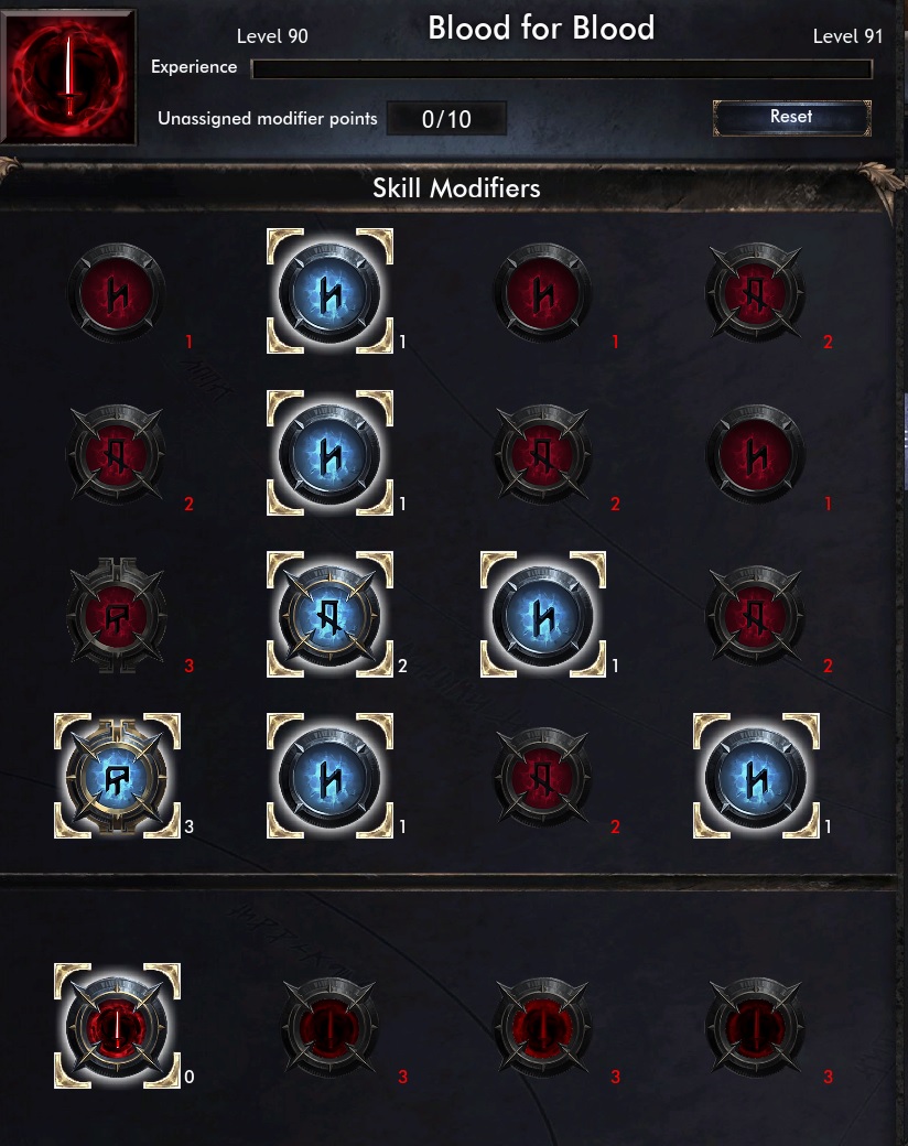 Sang pour sang wolcen bluid bleeding edge 187