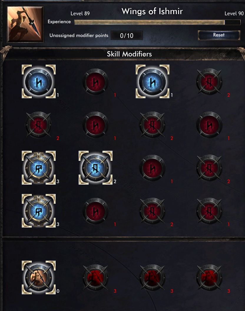 ailes d'ishmir wolcen bluid bleeding edge 187