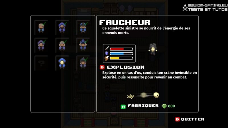 debloquer classe faucheur rogue heroes dm gaming