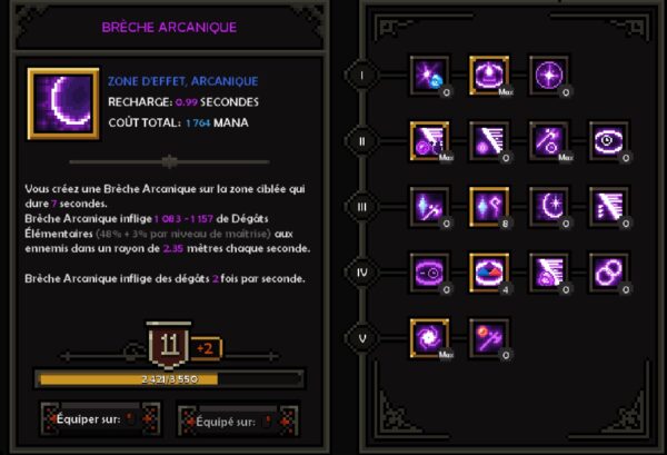 brèche arcanique build mage the slormancer dm gaming