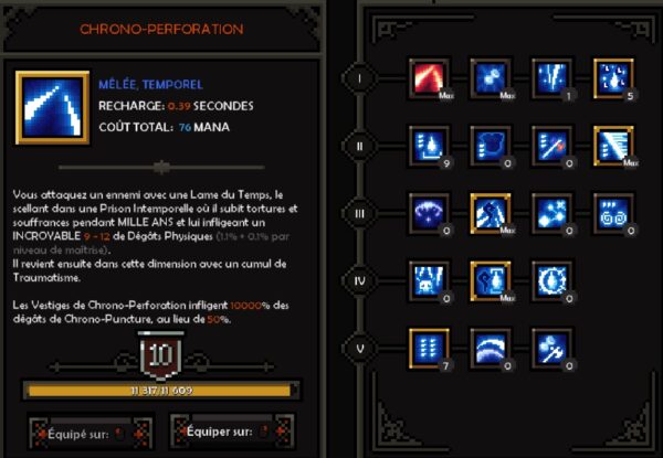 chrono perforation build mage the slormancer dm gaming