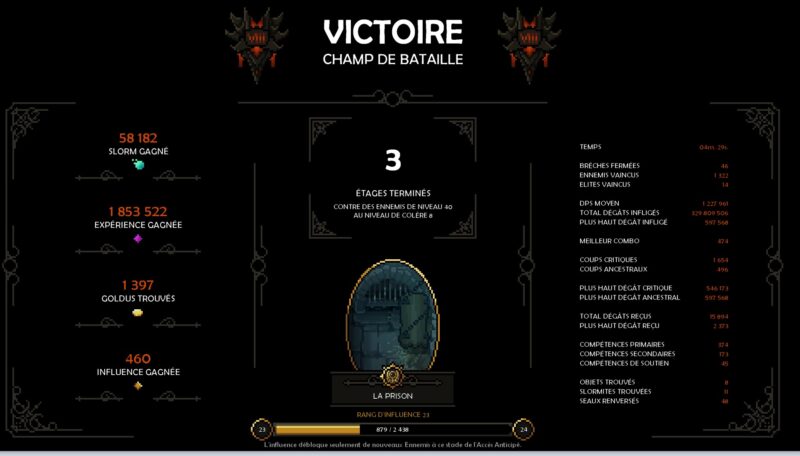 colère VIII Build Chasseresse Colère X Speed Farm The Slormancer