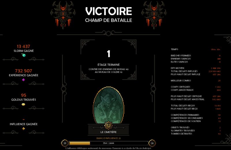 colère x Build Chasseresse Colère X Speed Farm The Slormancer