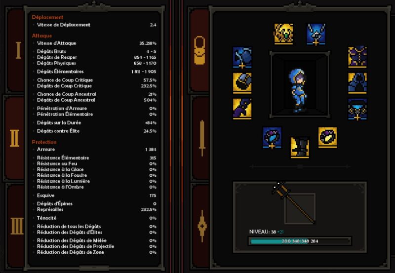 equipement et stats crit build mage the slormancer dm gaming