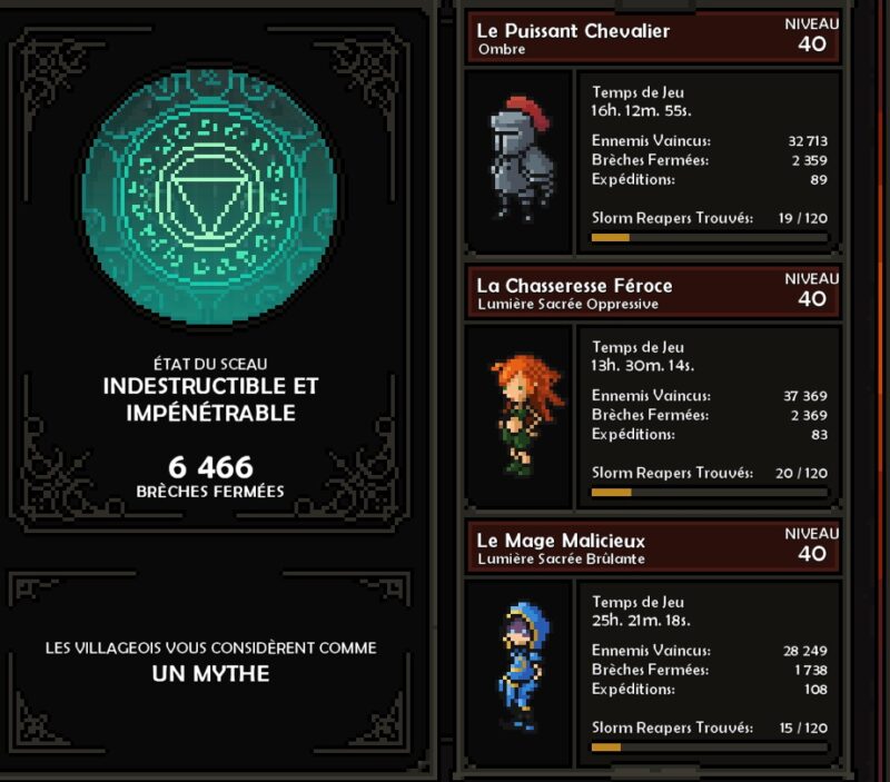 taux de drop des slorm reaper the slormancer