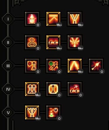 tir de flèche m Build Chasseresse Colère X Speed Farm The Slormancer