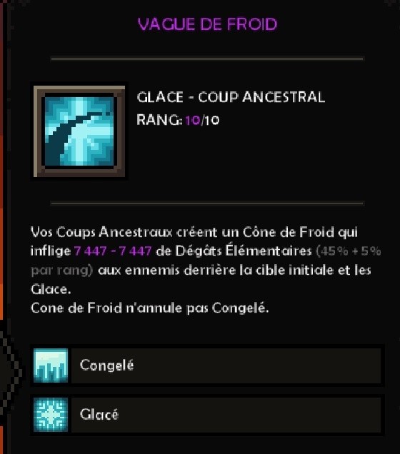 vague de froid coup ancestral the slormancer