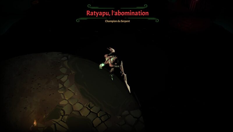 Ratyapu, l'abomination boss tier 2 curse of the dead gods