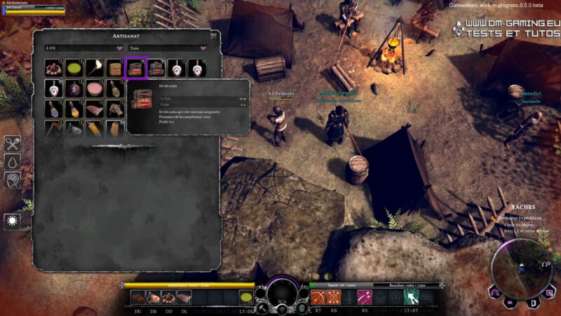 craft Gatewalkers Test, un action rpg basé sur la survie en 2021