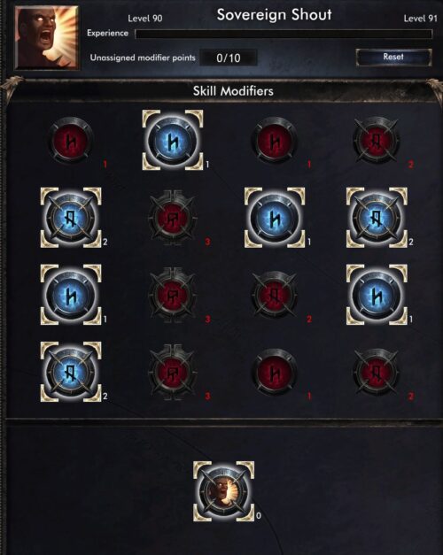 crie de guerre Warrior Mage Hybrid Wolcen 187