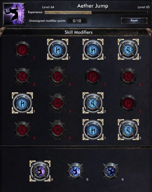 saut éthéré Warrior Mage Hybrid Wolcen 187