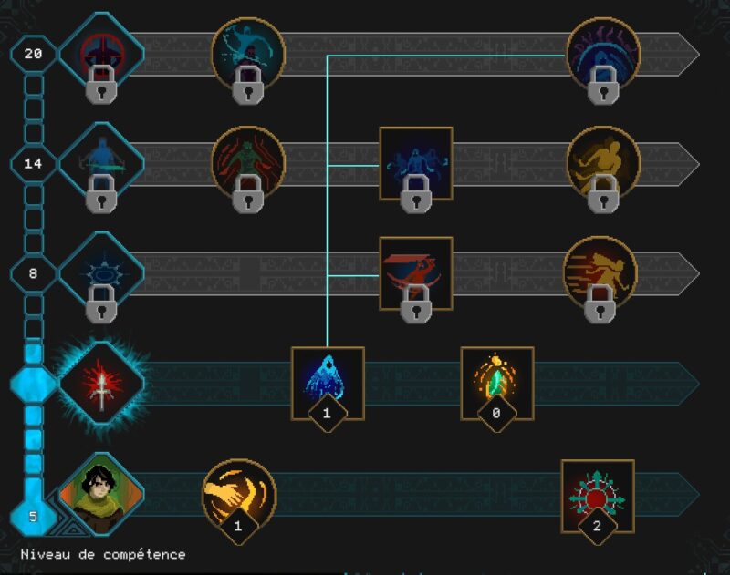 Arbre de talents Kevin Children of Morta