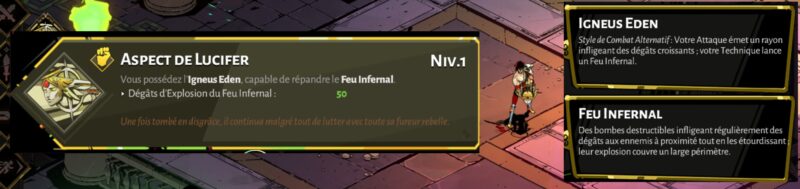 Aspect caché du canon adamantin Exagryphe, Lucifer Hadès