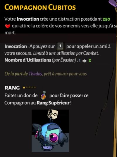 Compagnons Cubitos Hadès