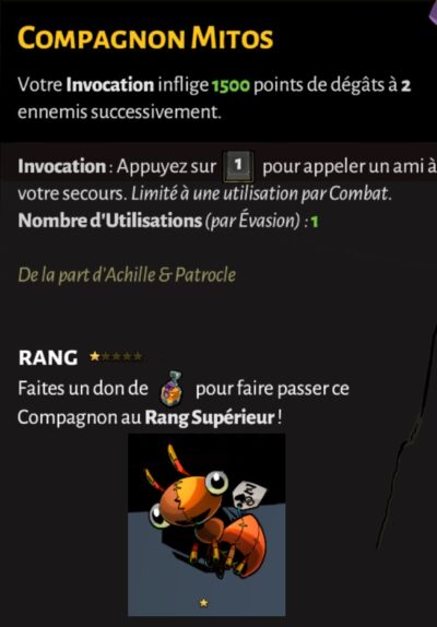 Compagnons Mitos Hadès