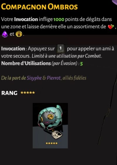 Compagnons Ombros Hadès