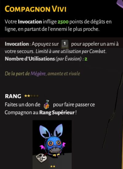 Compagnons Vivi Hadès