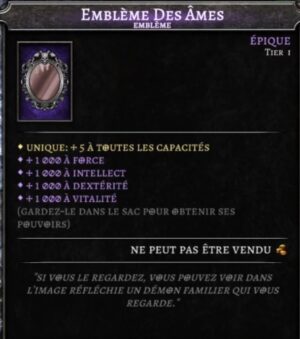 Embleme des ames drop uber Anima