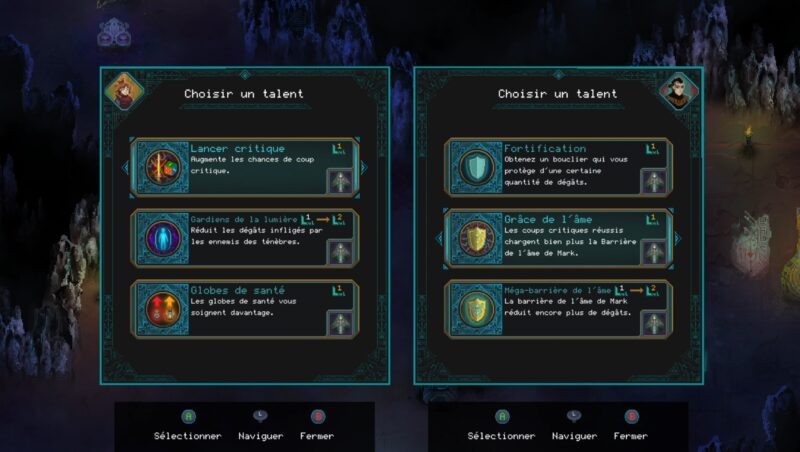 Le très bon système de talents Epreuves Familiales Children of Morta