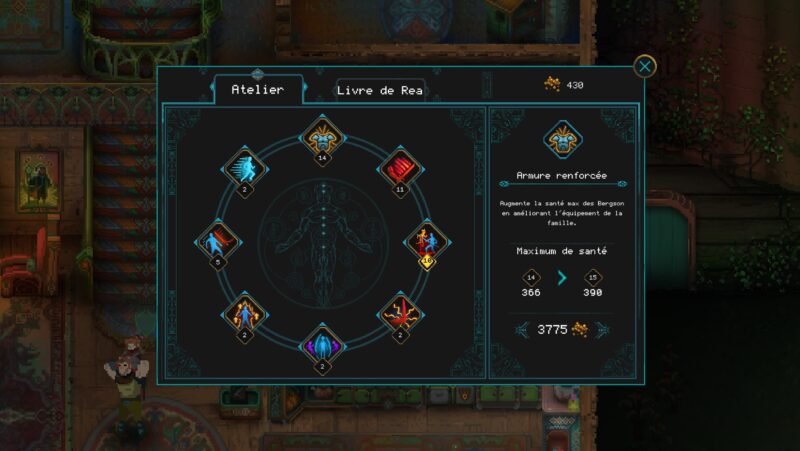 atelier de ben guide complet Children of Morta