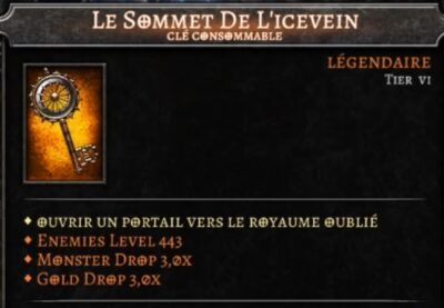 clé légendaire royaumes oubliés secrets Anima