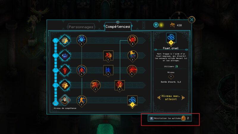 reset son build coute cher Children of Morta