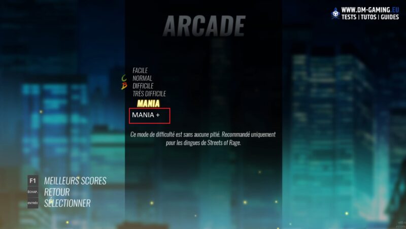 Mania + Arcade Streets of Rage 4