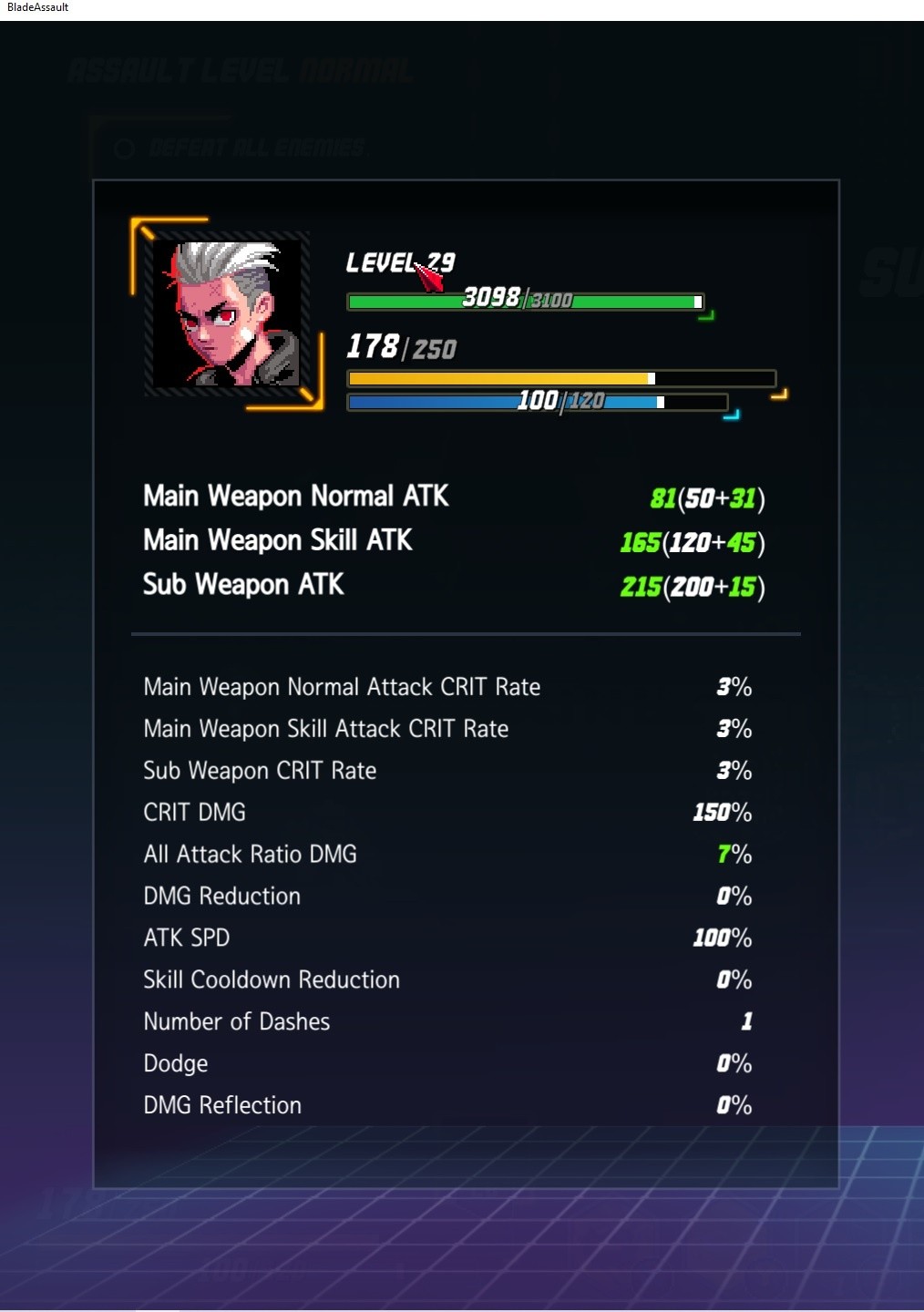 level 29 Blade Assault