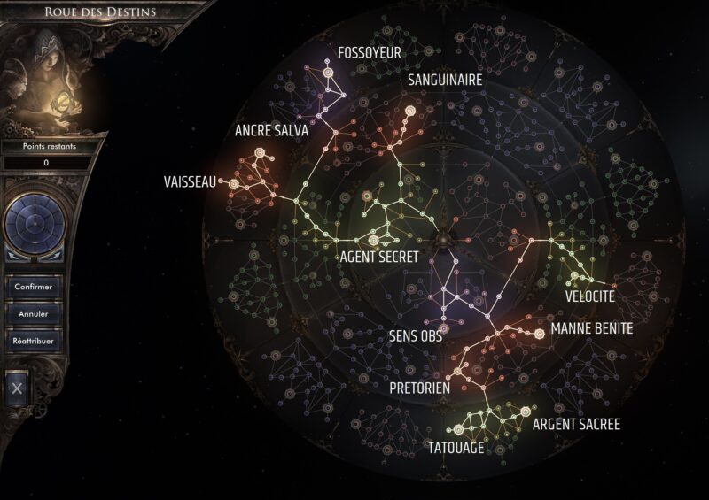roue des destins Build Invoc Necro Wolcen Arise Expe 200