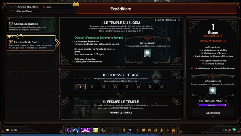 Guide complet Slorm Temple et PNJ Au Slorm Juteux The Slormancer