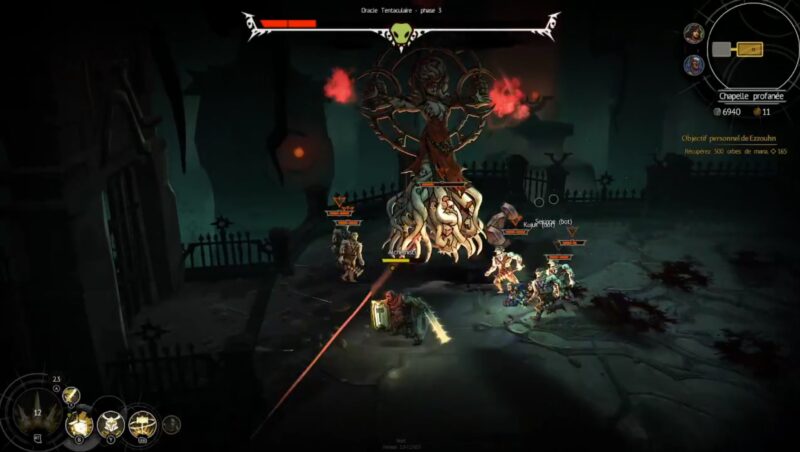 le guerrier avec deux bots sur BlightBound