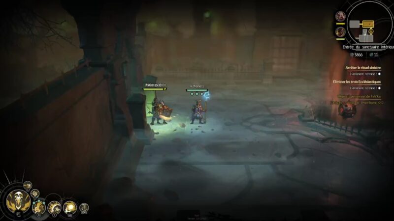 le mage avec deux bots sur BlightBound